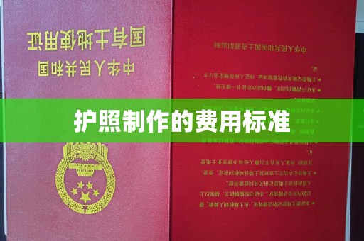 章丘护照制作的费用标准